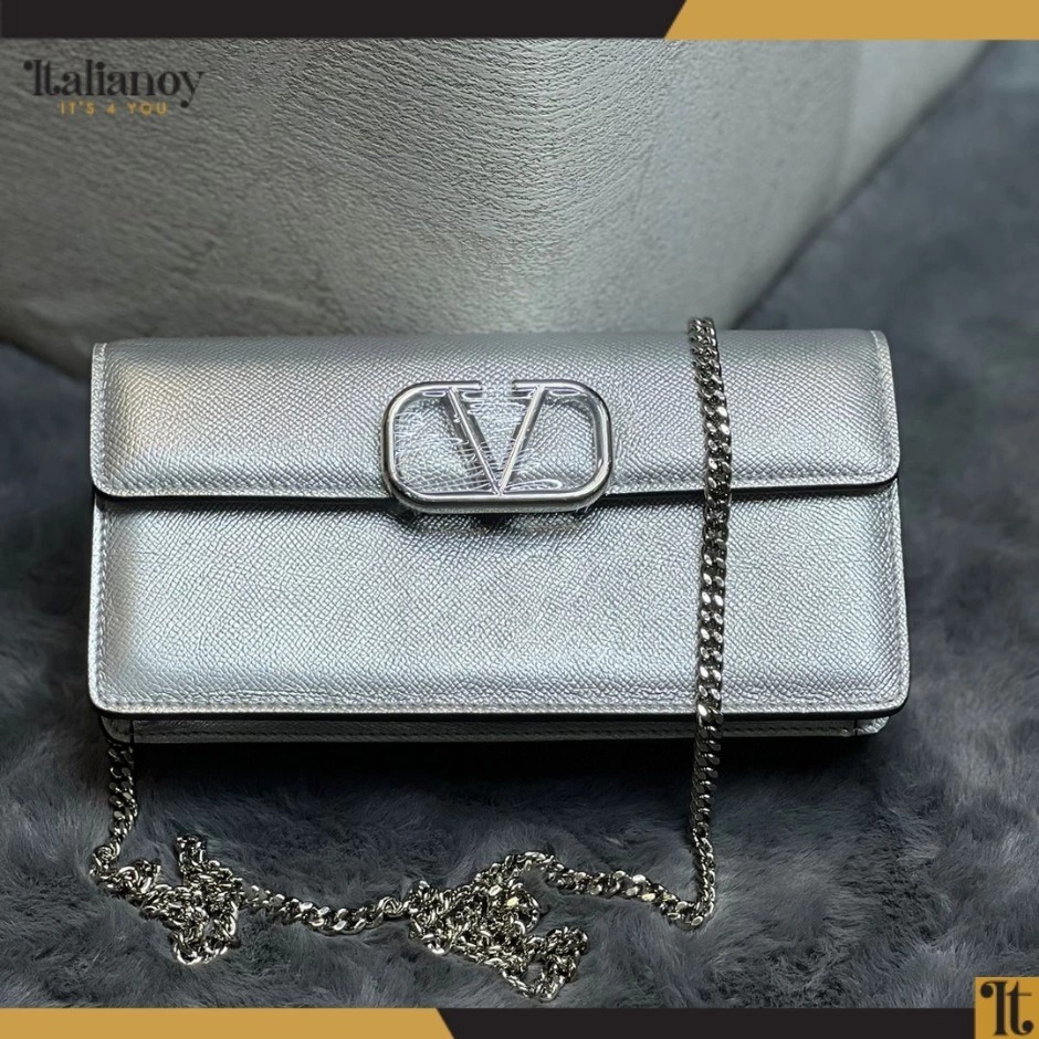 Valentino Leather VSLING WOC Clutch Bag