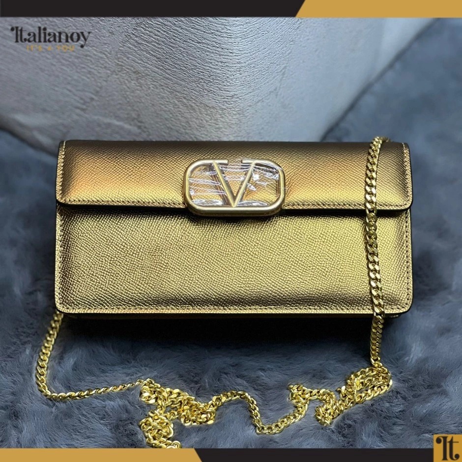 Valentino Leather VSLING WOC Clutch Bag