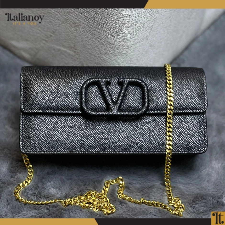 Valentino  Leather VSLING WOC Clutch Bag