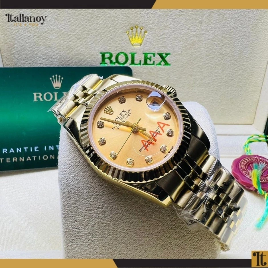 Rolex Datejust Oystersteel - gold & yellow