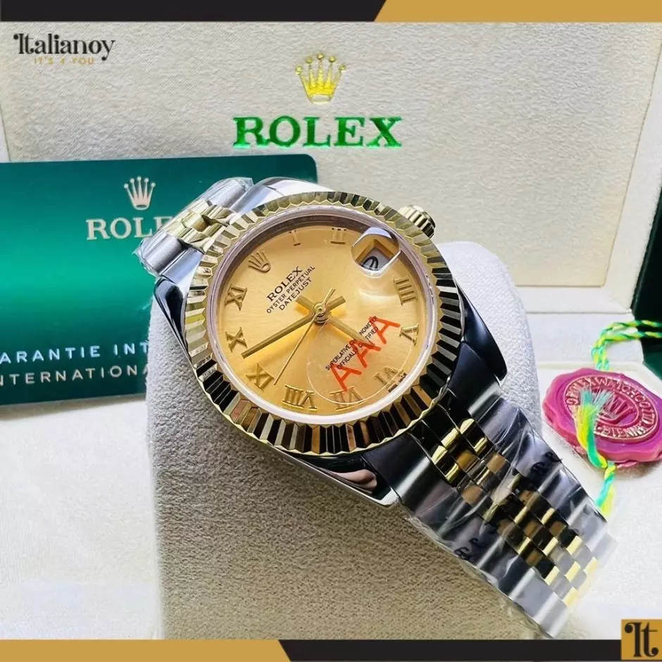 Rolex Datejust Oystersteel - gold & yellow
