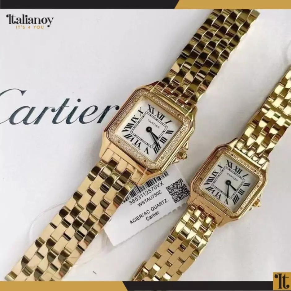 Panthère De Cartier Watch Stone Gold