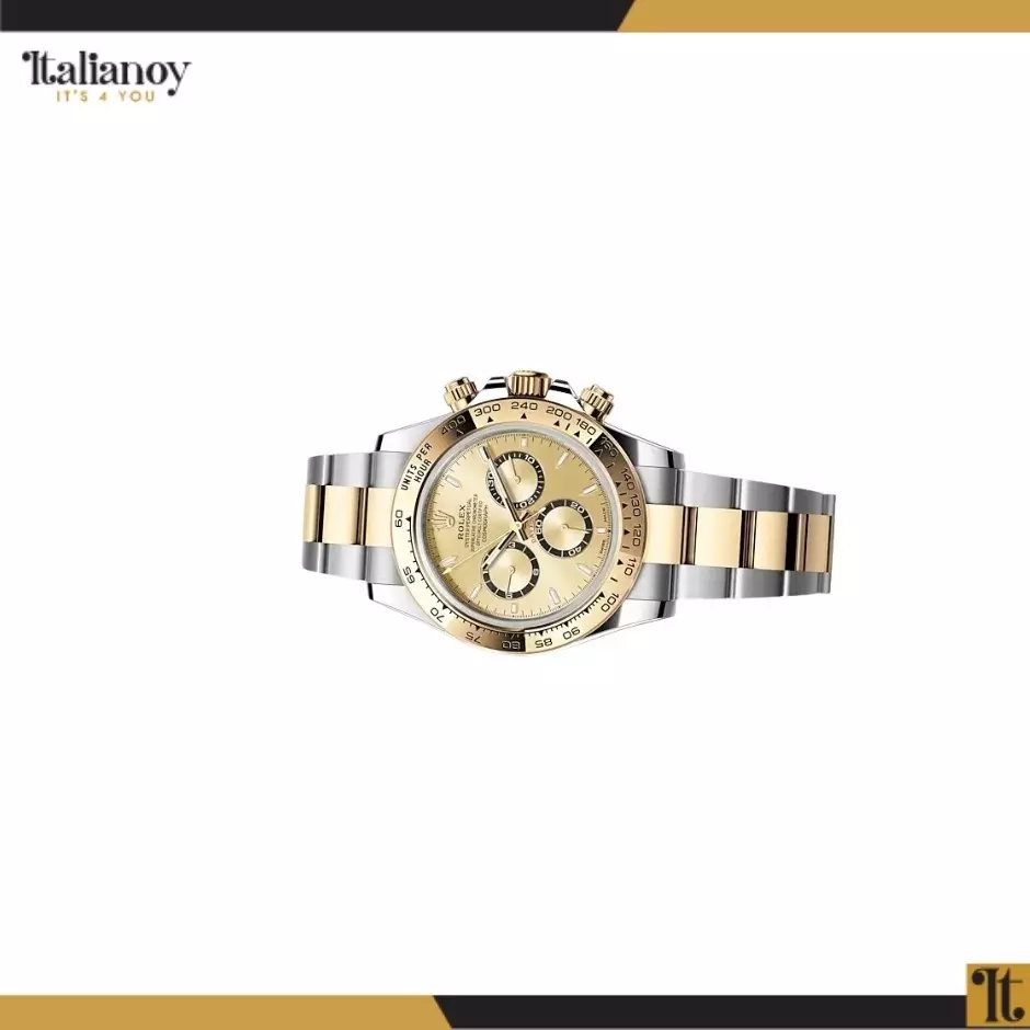 ROLEX COSMOGRAPH DAYTONA STEEL & YELLOW GOLD CHAMPAGNE DIAL
