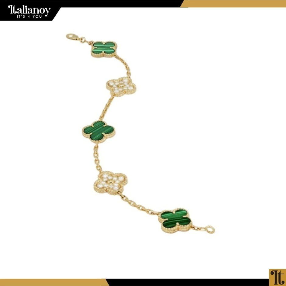 Van Cleef Vintage Alhambra bracelet Green