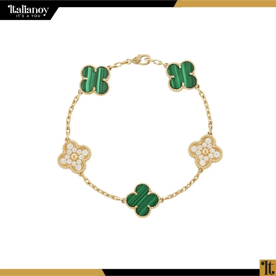 Van Cleef Vintage Alhambra bracelet Green
