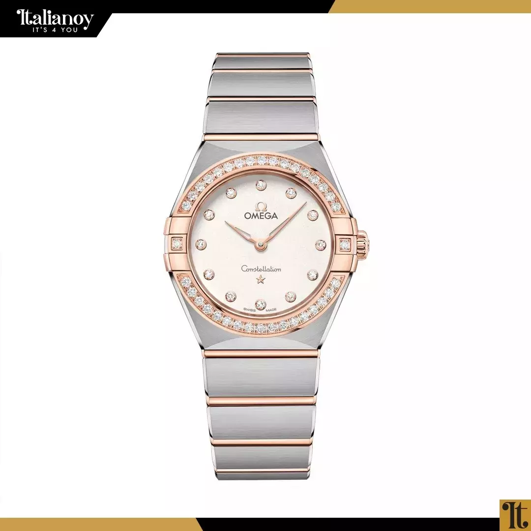 Omega watch for women-rose&silver
