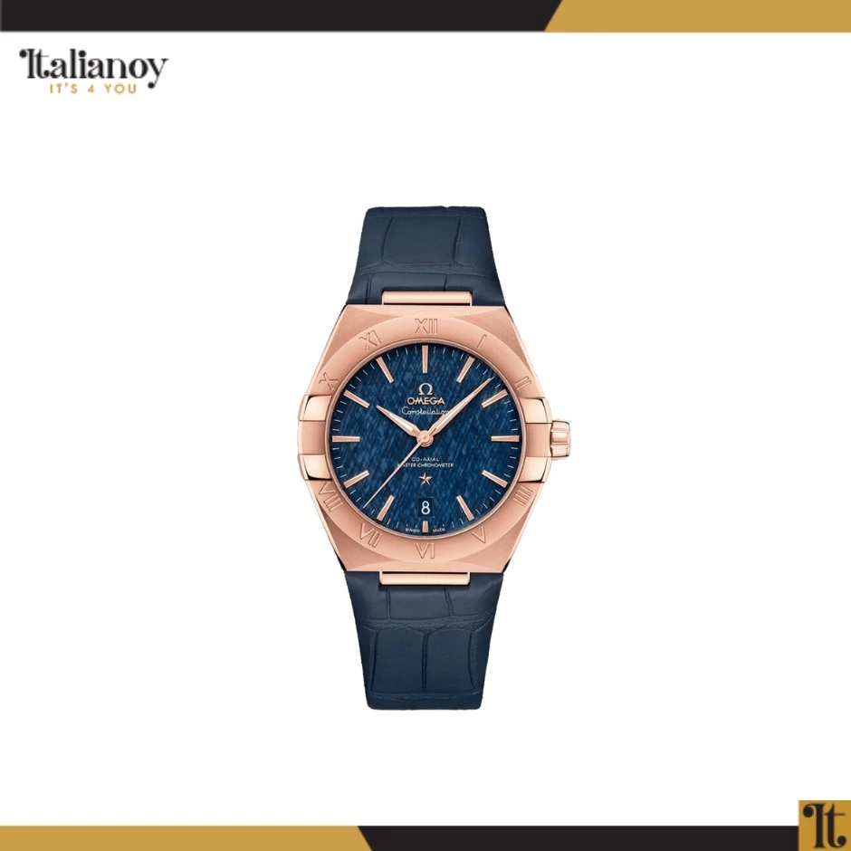 Constellation Co‑Axial Master Chronometer Blue-Rose Gold