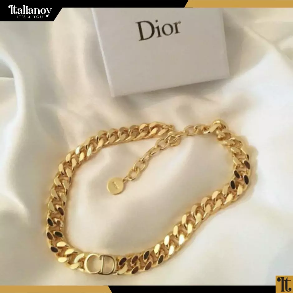 DIOR  NECKLACE  GOLD