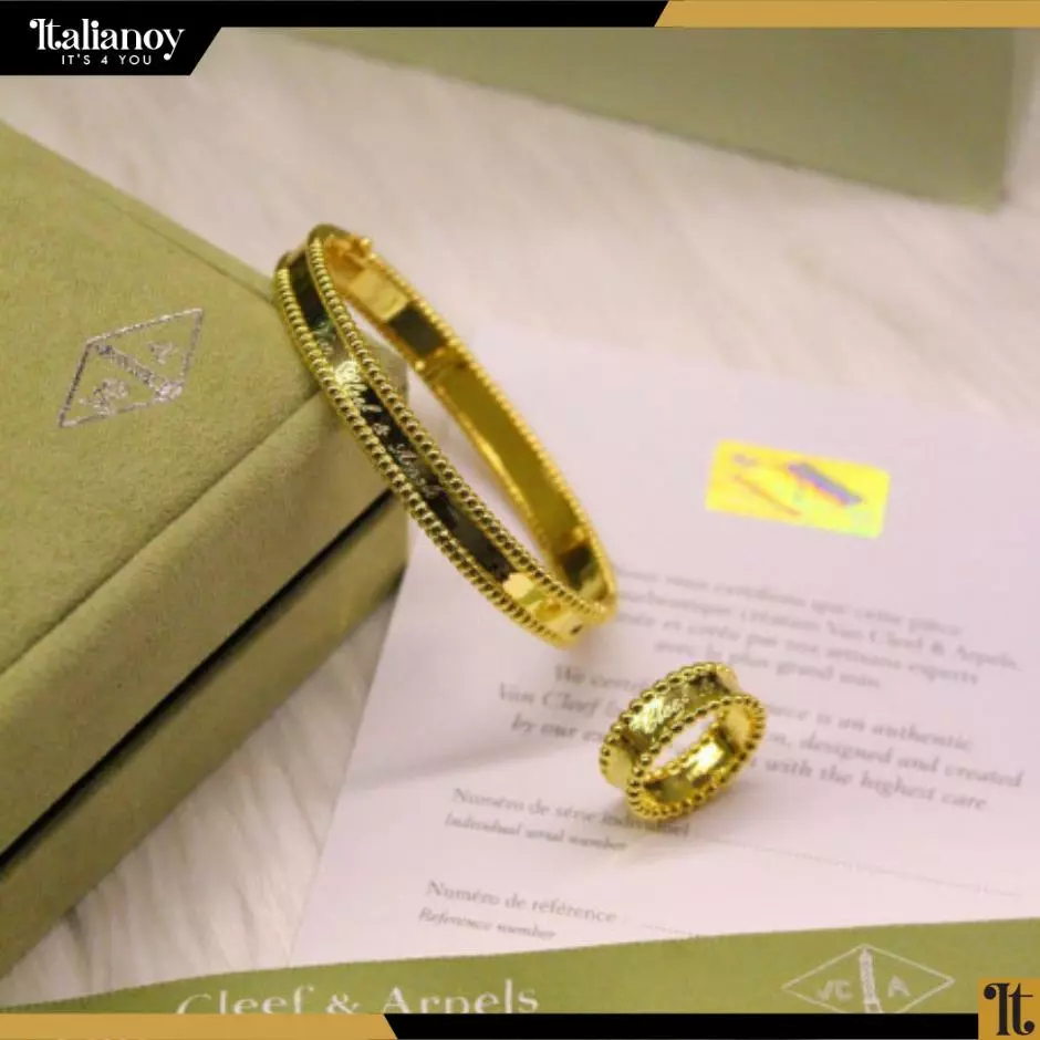 Van Cleef & Arpels Bracelet And Gold Ring