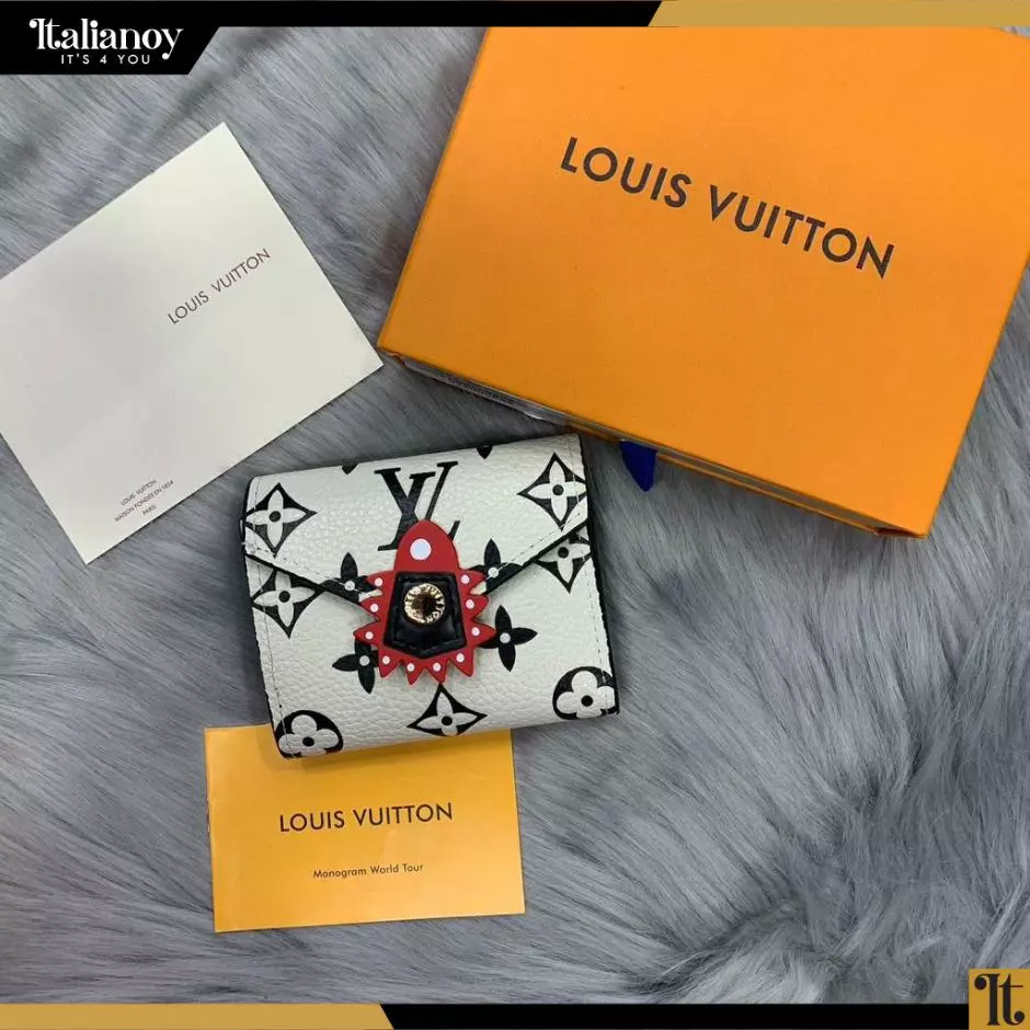 The Louis Vuitton wallet white