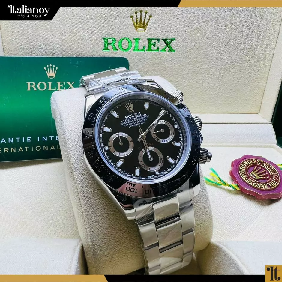 Rolex Cosmograph Daytona in Steel with Black Dial