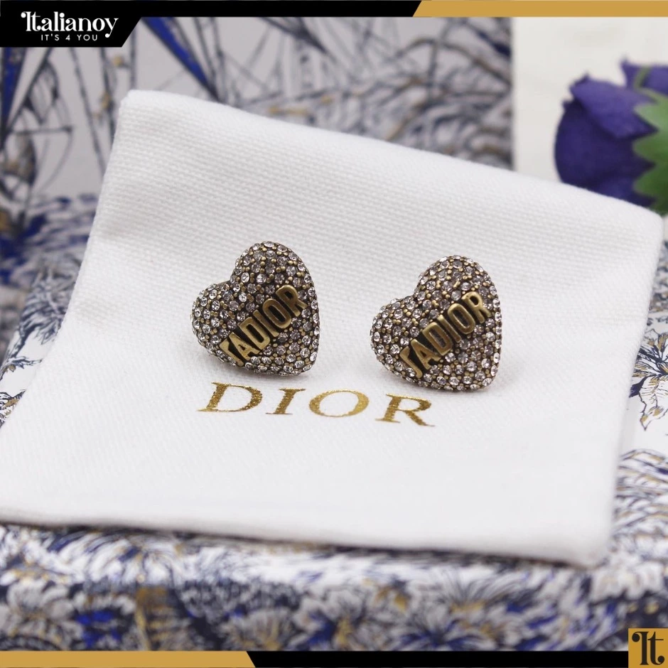 Dior Heart-shaped Earrings