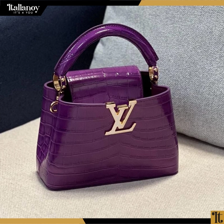 Louis Vuitton Capucines Bag Purple