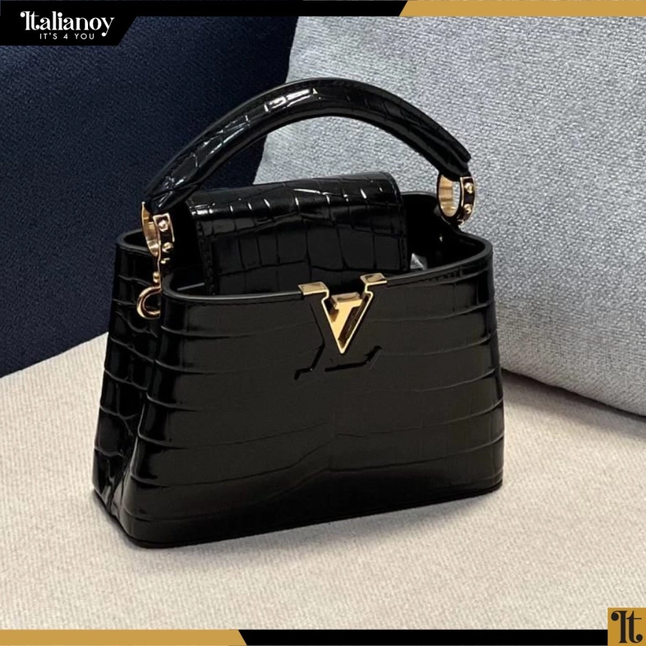Louis Vuitton Capucines Bag Black
