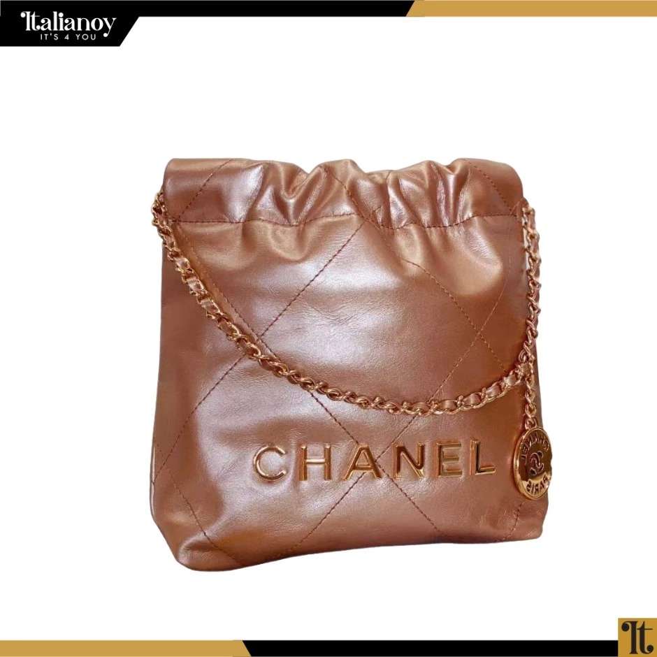 Chanel 22 Camel Handbag