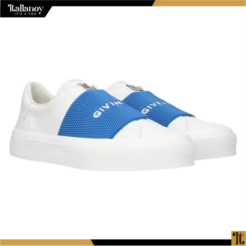 Givenchy Blue & Black City Court Slip-On Sneaker