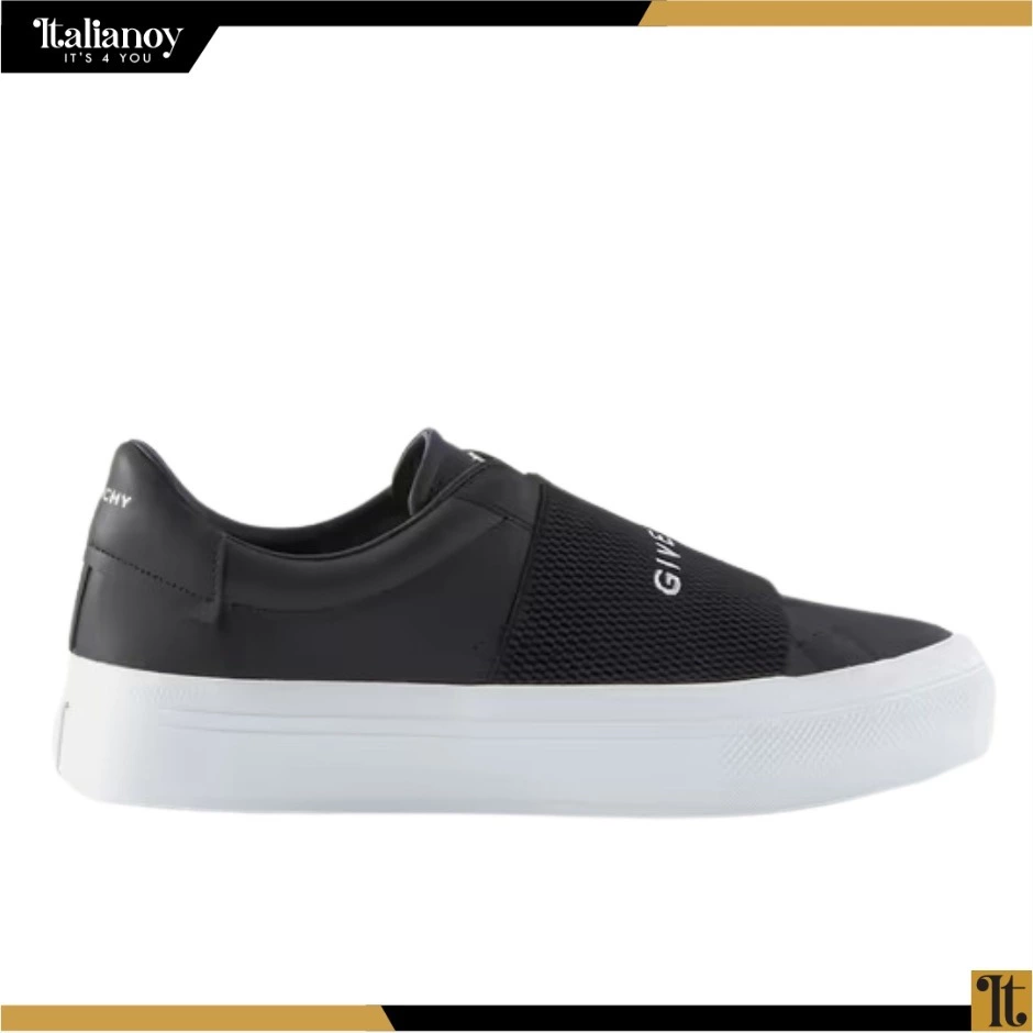 Givenchy Black & Black City Court Slip-On Sneaker