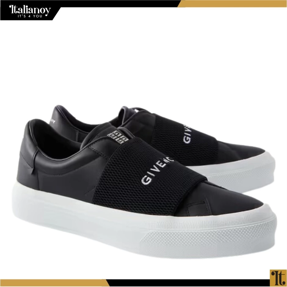 Givenchy Black & Black City Court Slip-On Sneaker