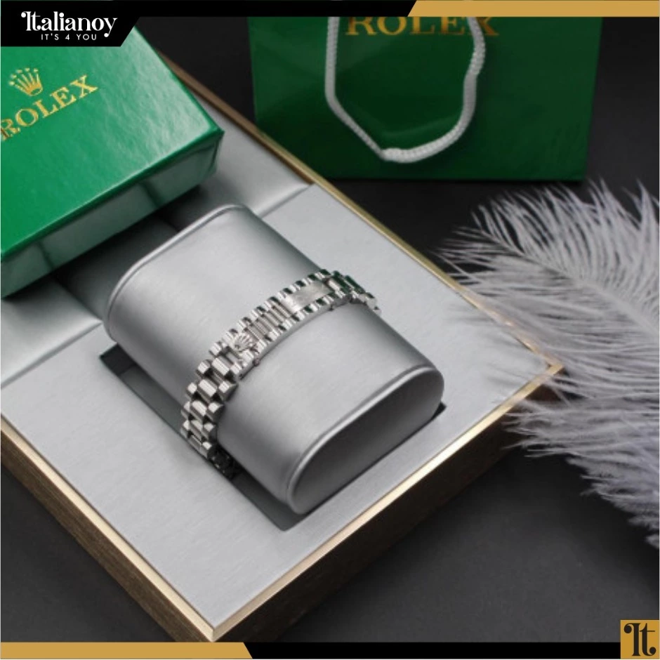 Rolex  silver bracelet