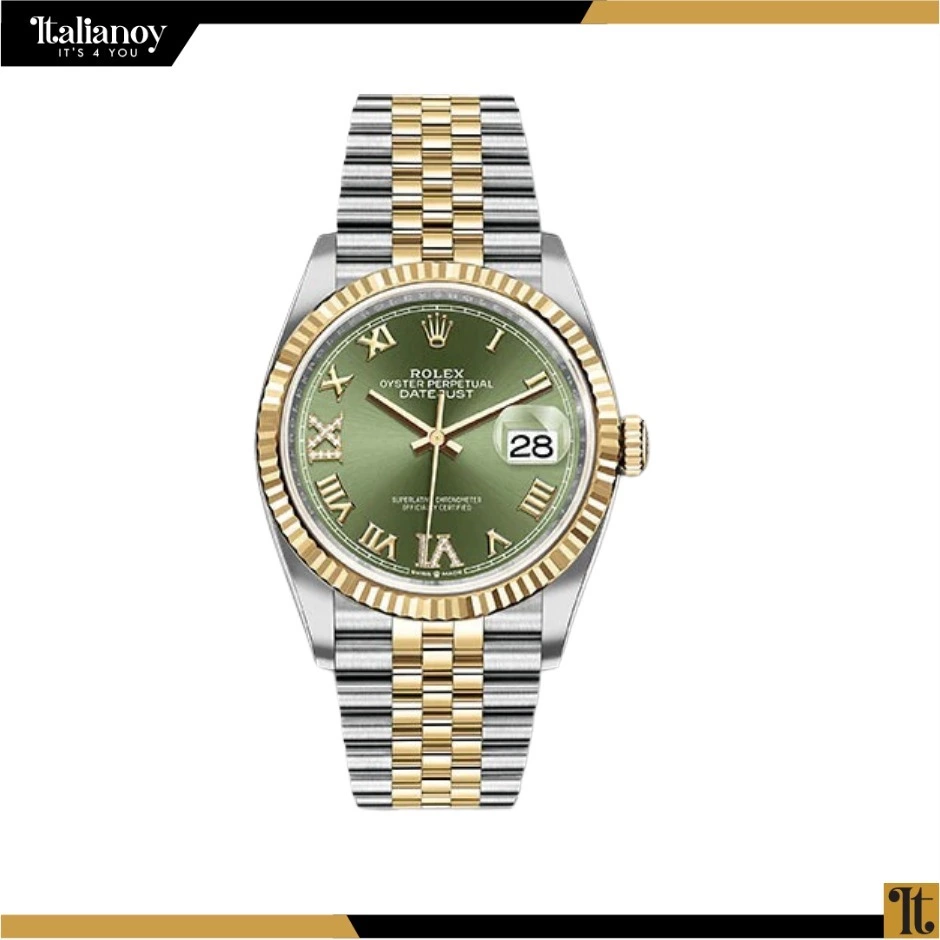 Rolex Datejust 36 Olive Green Dial Midsize Luxury Watch