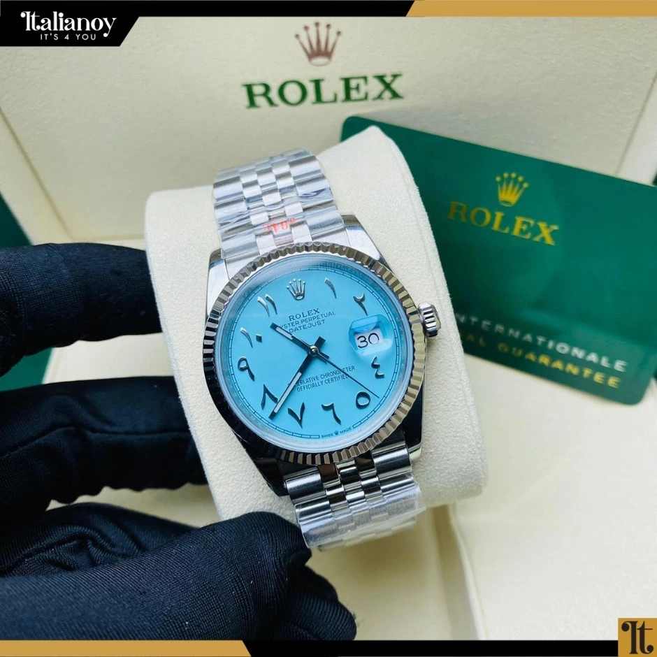 Rolex Movement Watch Blue