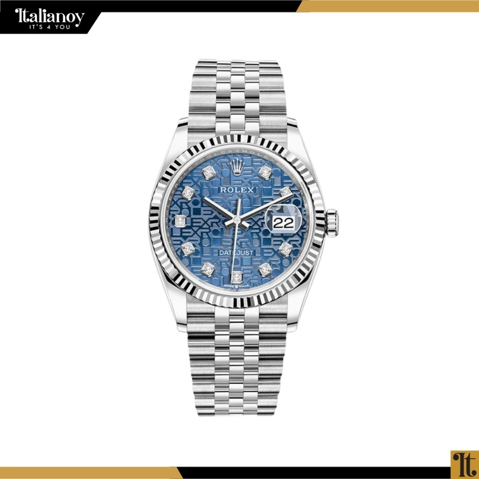 Rolex Datejust Stainless Steel Blue Dial Jubilee