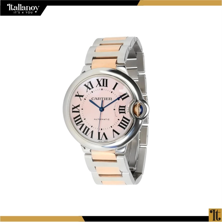Cartier Ballon Bleu Women's Wristwatch in Stainless Steel  Light Pink