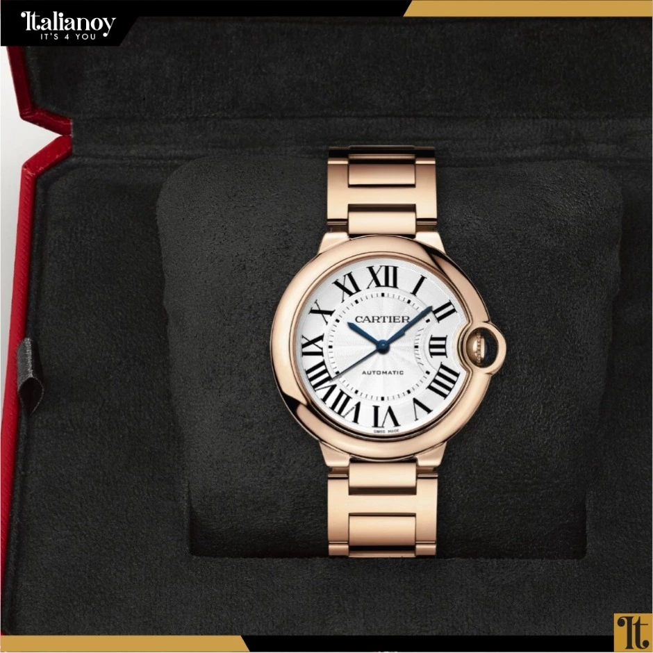 Cartier Rose Gold Ballon Bleu Women's Wristwatch