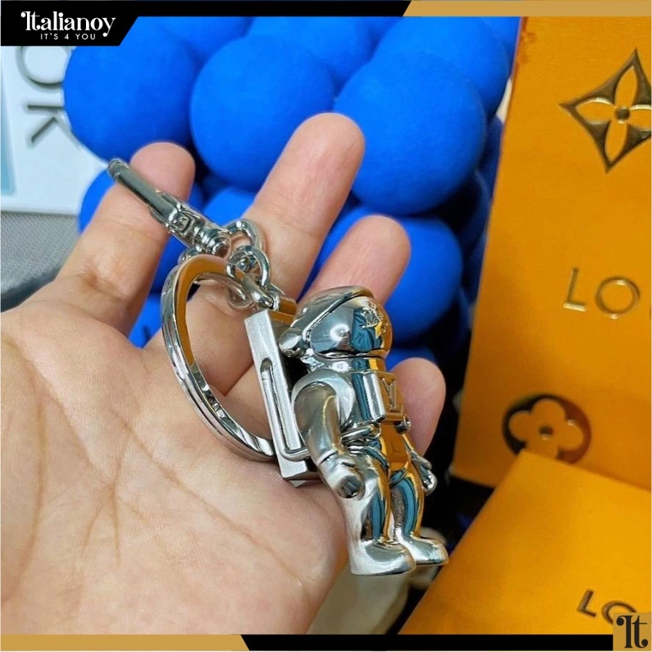Astronaut Keychain Louis Vuitton Silver