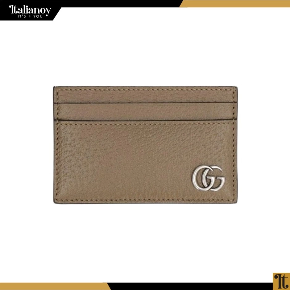 GUCCI  Leather GG Marmont Card Holder