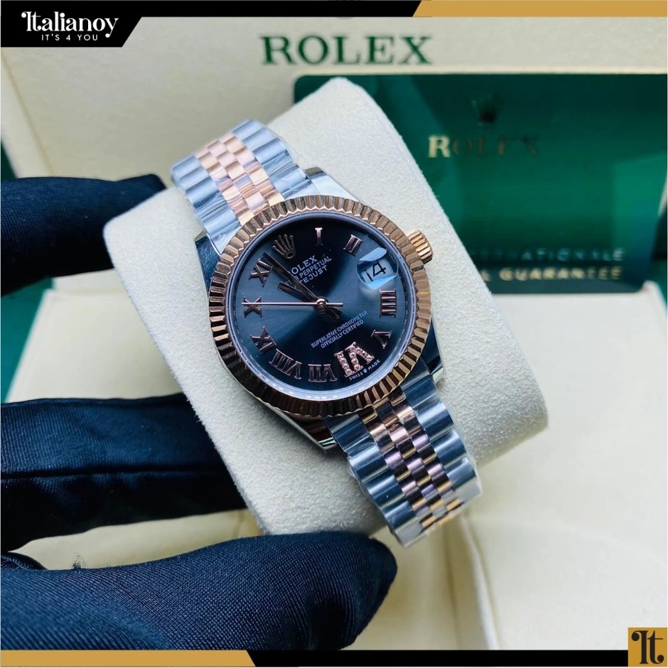 DATEJUST 36 Oyster, 36 mm, Oystersteel and Everose gold