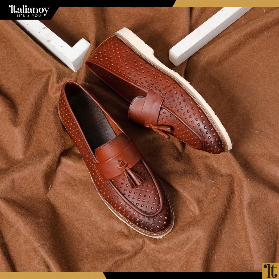 MEN'S LEATHER LOAFER...